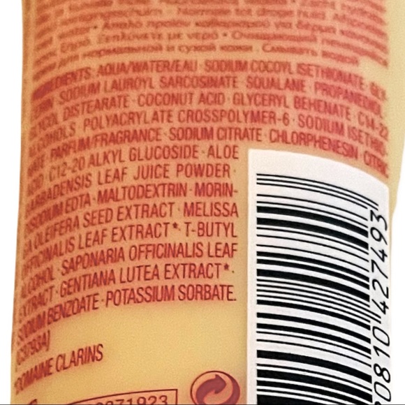 NEW Clarins Hydrating Gentle Foaming Cleanser Alpine Herbs & Aloe Vera Extracts - Picture 4 of 5